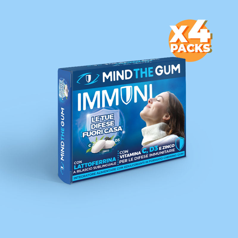 Integratori per rafforzare il sistema immunitario: IMMUNI 4 packs per 12 giorni